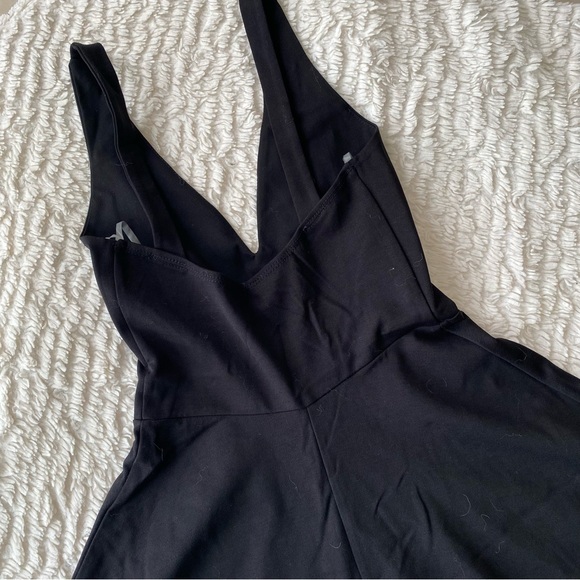 Jollie womans formal black dress v neck elegante size S - Picture 4 of 6